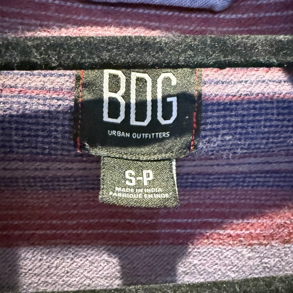 BDG Men's Purple Shirt Jacket - Picture 3 of 4